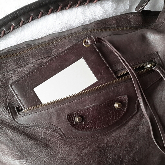 Vintage Balenciaga Olive Brown Day Hobo SOLD! - Picture 5 of 12